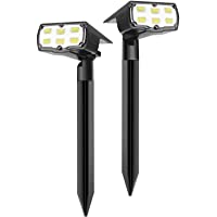 Los mejores  - GOLUMUP 36 LED Luces Solares para Exterior Jardin Focos Solares Exterior Impermeable IP67 Lámparas Solares para Jardín…